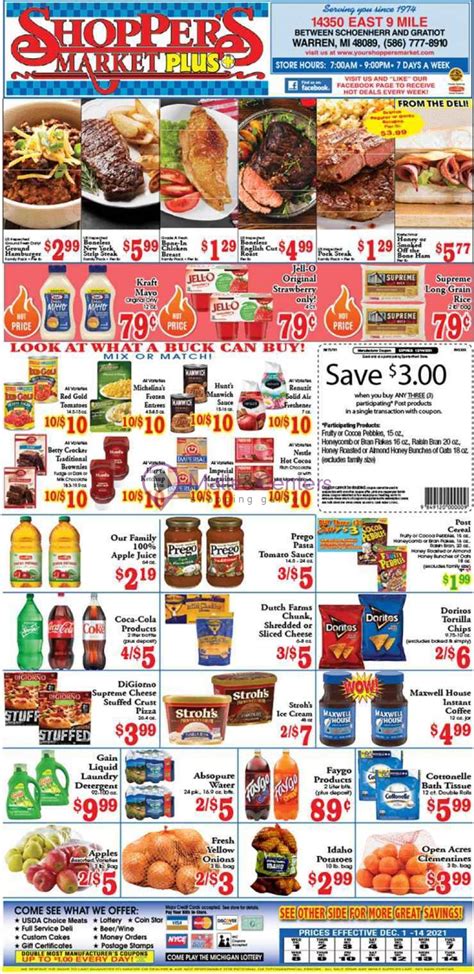 shopper's market weekly ad.